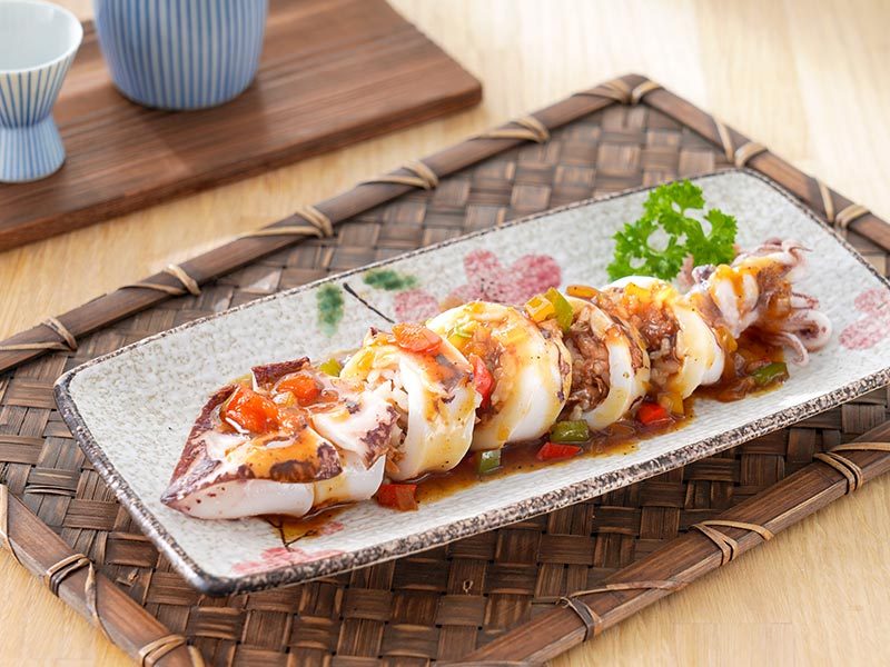 紅燒鰻魚鮮魷釀飯
